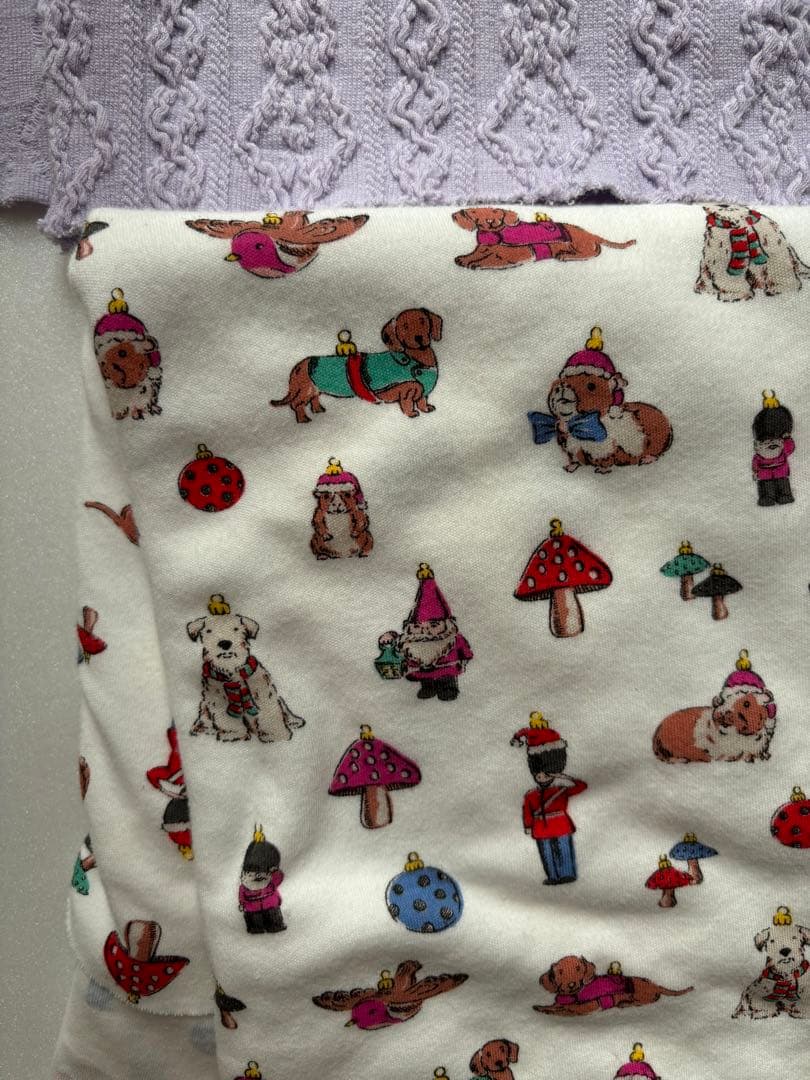 クリスマス柄　スムースニット