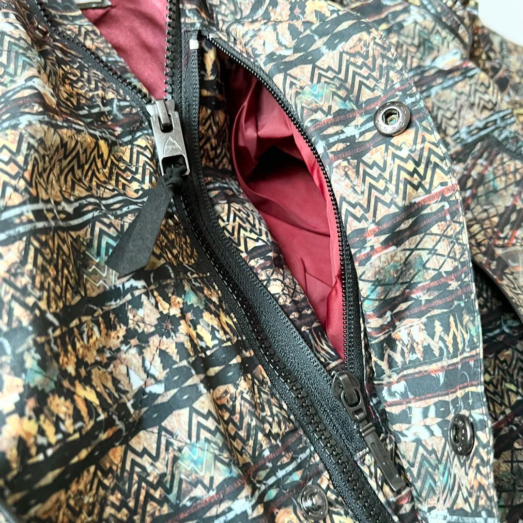 3227【新品】バートン　ジャケット タグ付き ノルディック柄　M ブラウン