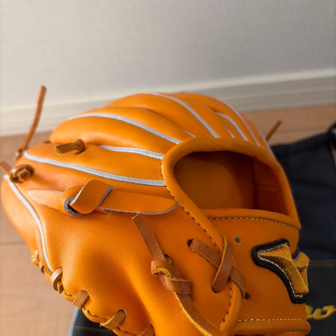 MizunoPro 硬式グローブ オレンジ