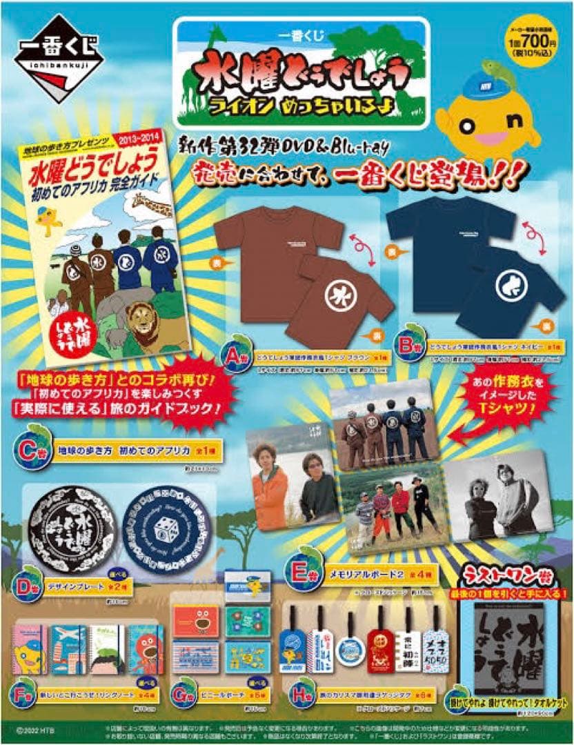 水曜どうでしょう×地球の歩き方　B賞C賞