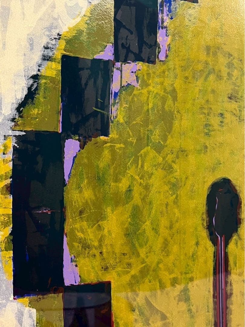 【辰野登恵子】リトグラフ作品 1989年 限定65部 サイン入 額装済 現代美術