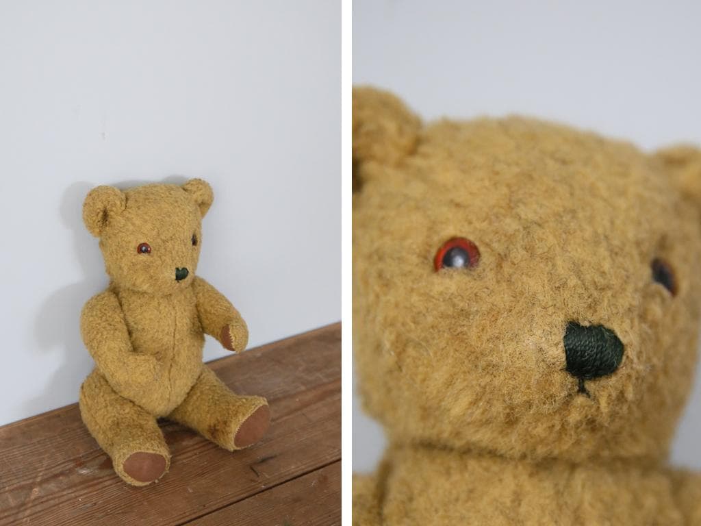 英国アンティークテディベア/くまのぬいぐる/熊オブジェ/ブラウン茶色85-150