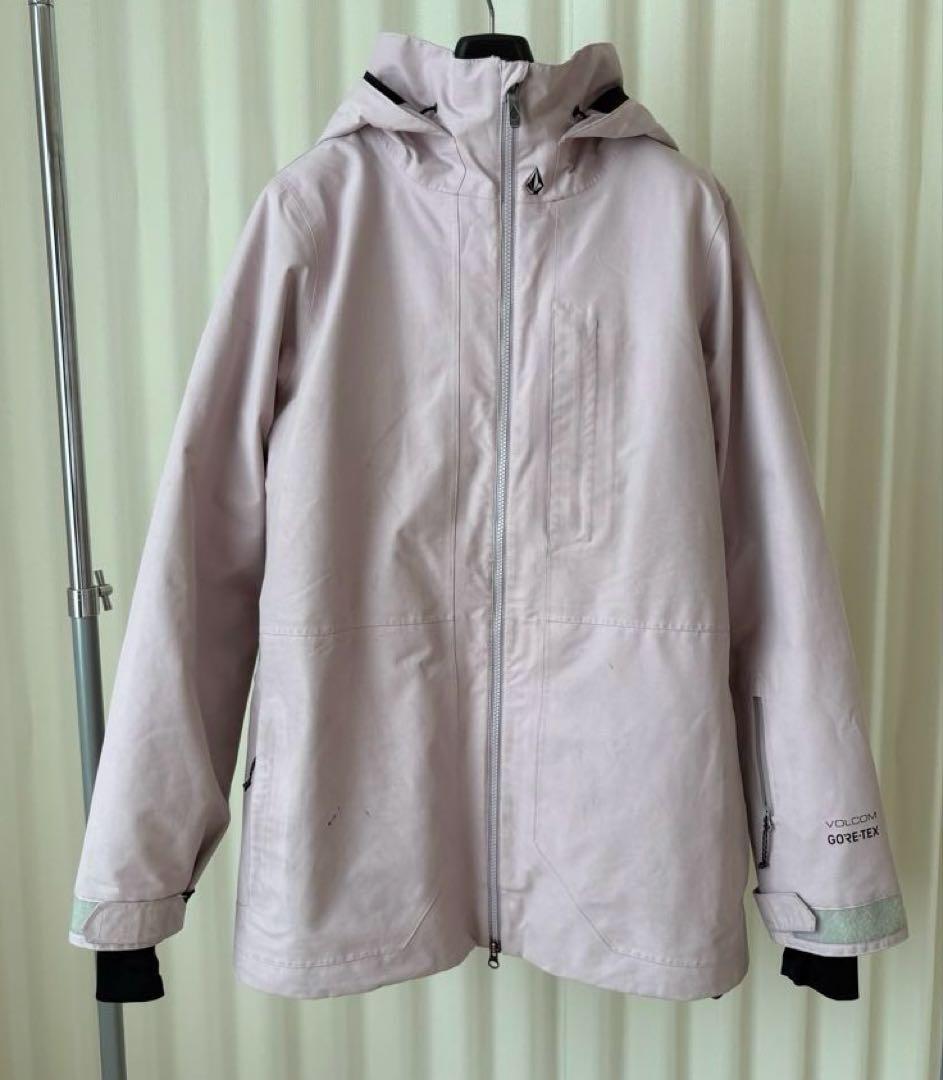 【VOLCOM GORE-TEX】スノボウェア上下セット(M・L)豹柄ライナー付