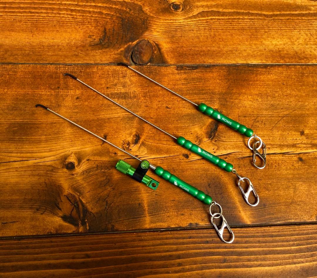 クワガタ採集セット　オリジナル掻き出し棒　デジタルノギス　懐中電灯　採集ケース