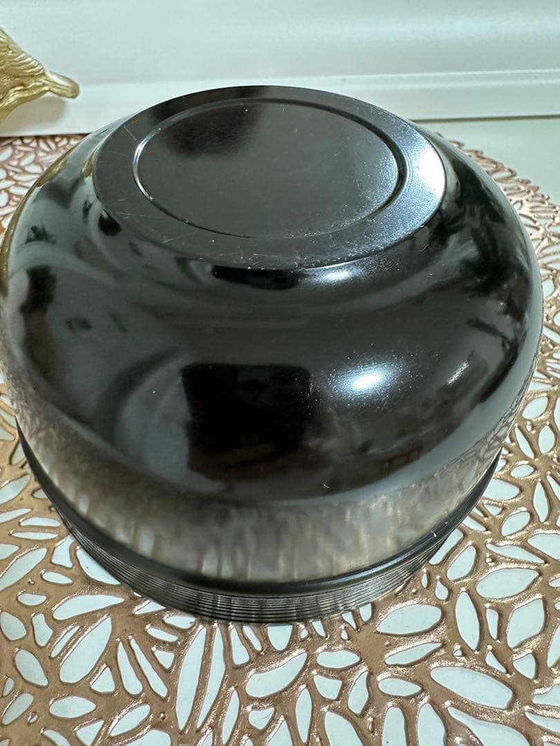 【茶道具】糸目　唐金建水