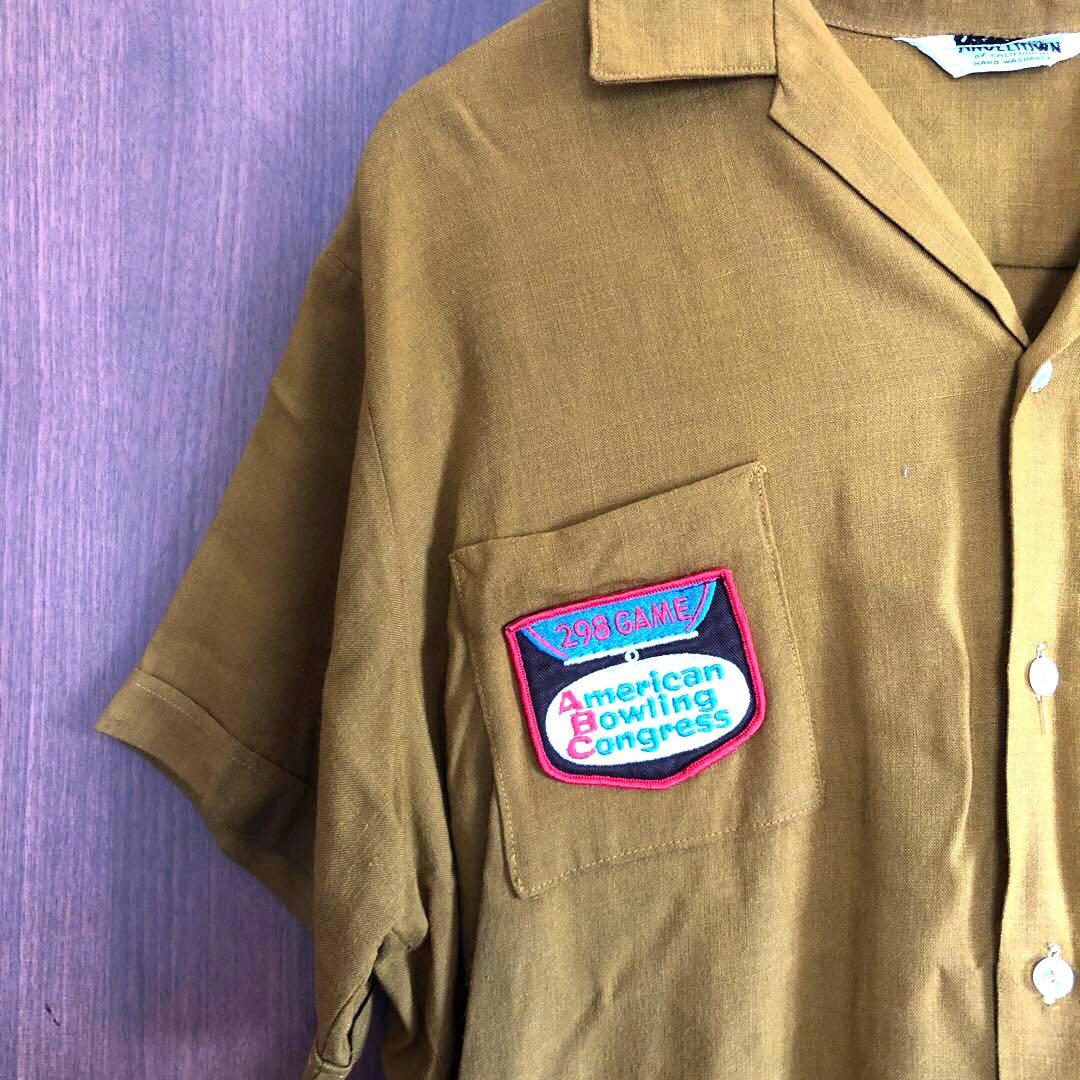 ウェア・シャツ 60's ANGELTOWN All Rayon Bowling Shirt