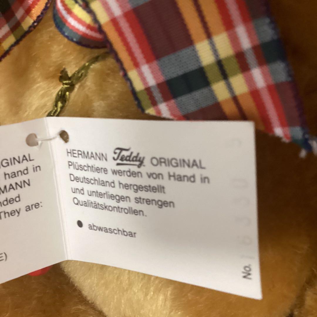 HERMANN teddy ORIJINAL ドイツ製　シリアルNO16330