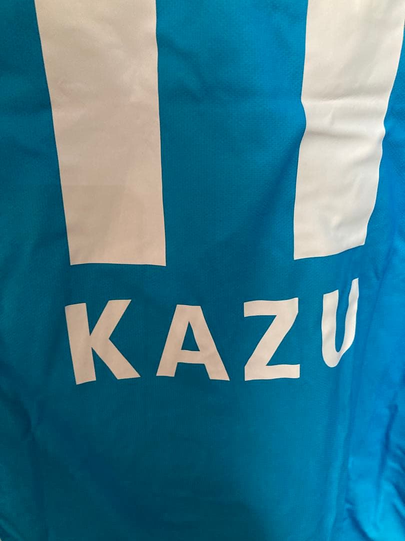 横浜FC 2006 2007ユニフォーム11 三浦知良 XO サイン入り　ホーム