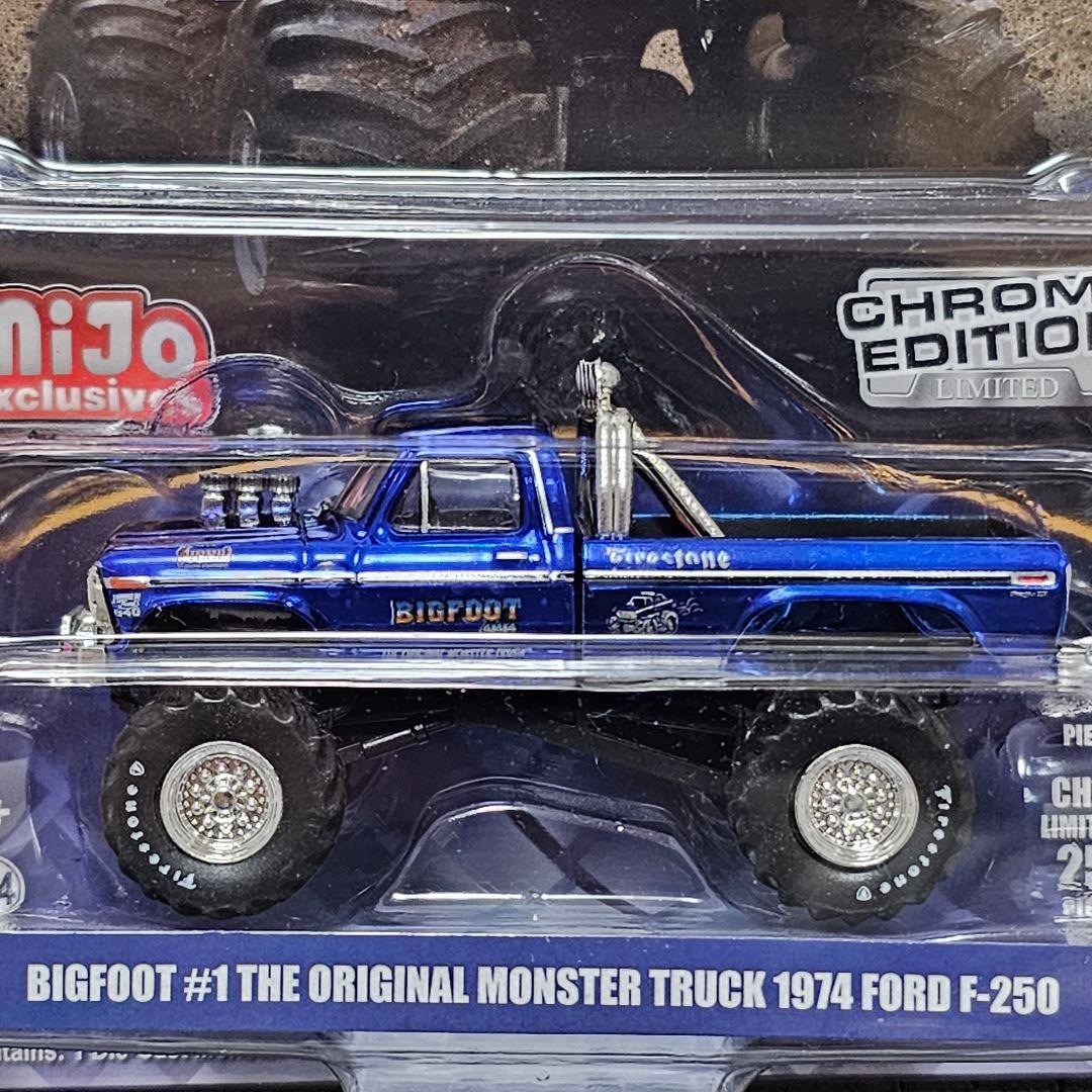 レア！グリーンライト　ビッグフット　モンスタートラック　ビッグタイヤ　1/64