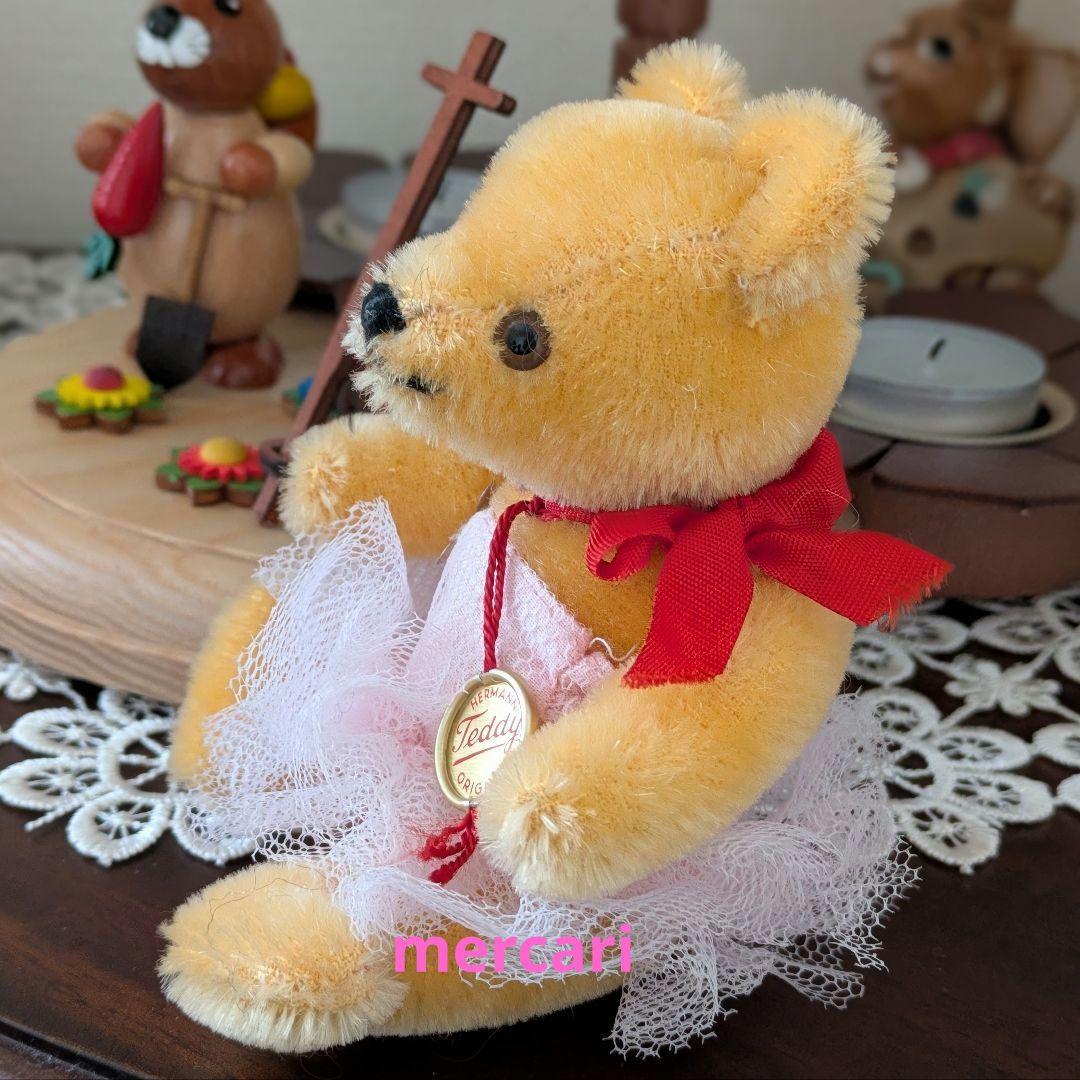 【希少】1970年代 西ドイツ製 ハーマン テディベア ヴィンテージ 13cm