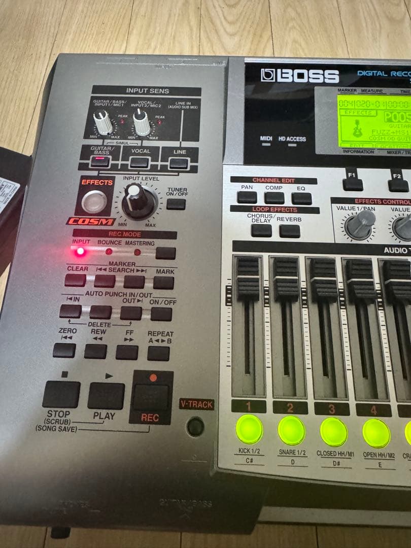 【電源確認済】マルチトラックレコーダー BOSS ボス BR-1200CD