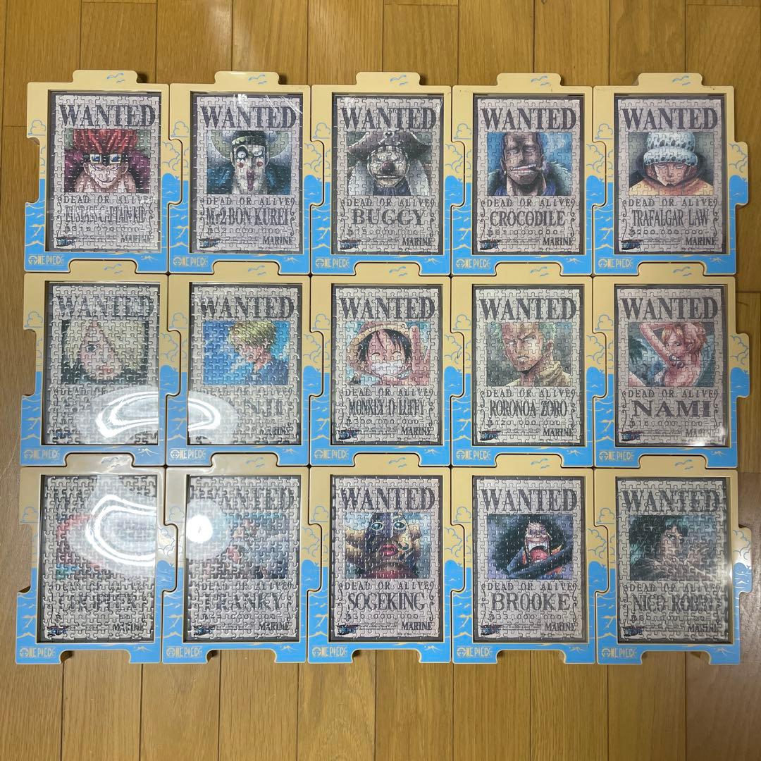 ONE PIECE ジグソーパズル完成品 15枚壁掛けセット