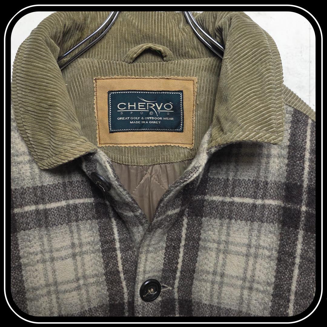 CHERVO チェック柄ジャケット　ヴィンテージ