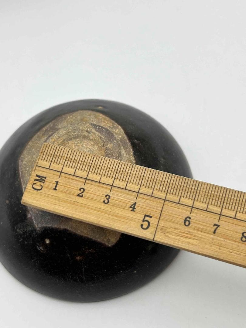 南宋時代　黑釉天目茶碗 二個 福清窯茶盞 唐物　古賞物　時代物(B-36)