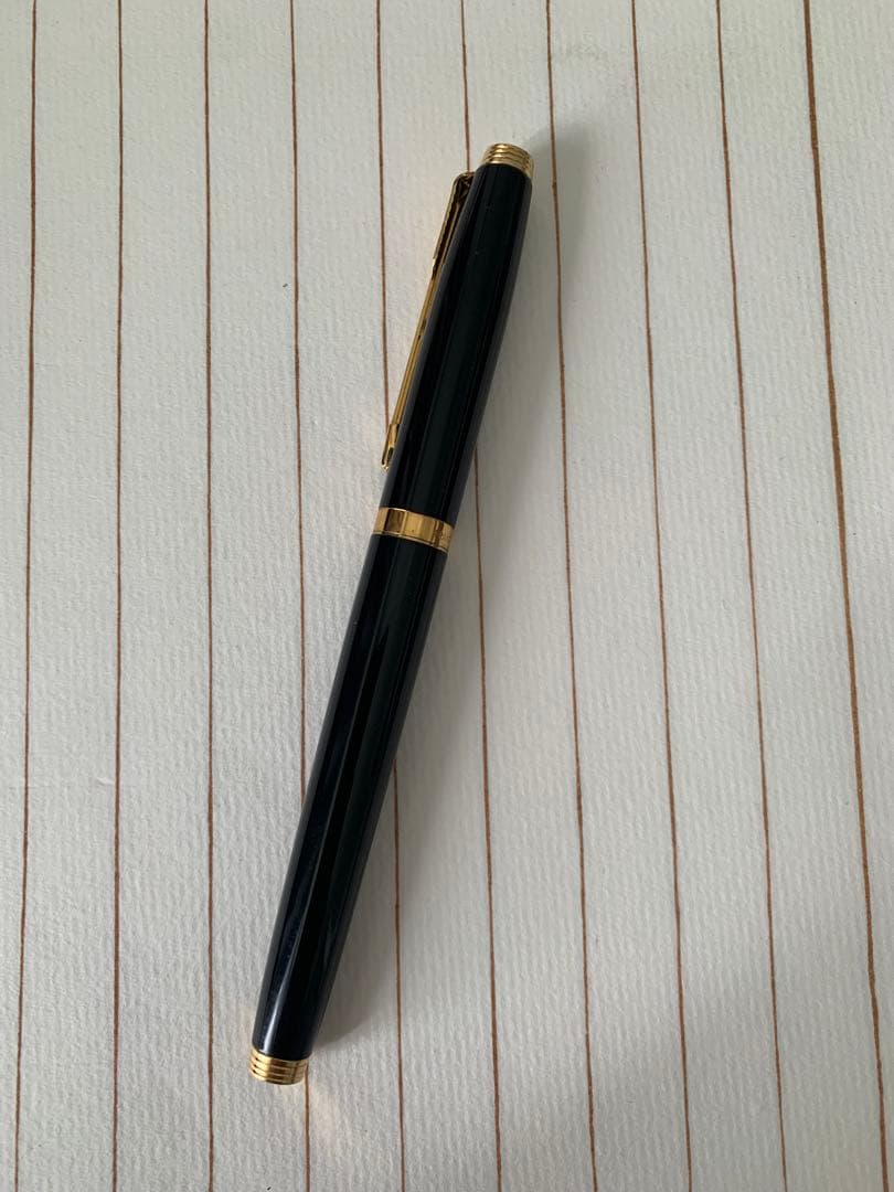 パーカー75 ブラック 14Kペン先 万年筆 ケース付き