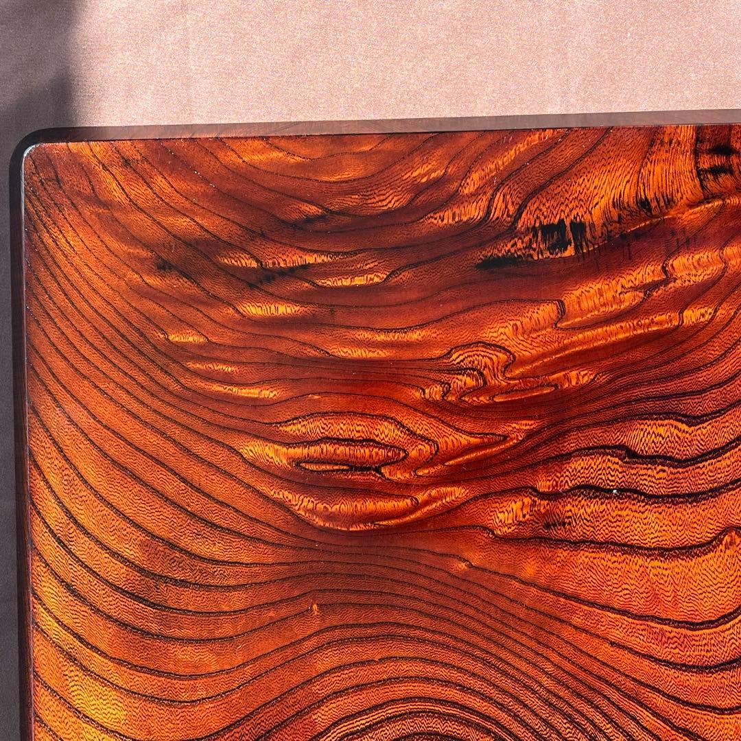 欅拭漆盆(けやきふきうるしぼん)306mm×306mm×20mm 折敷№9174