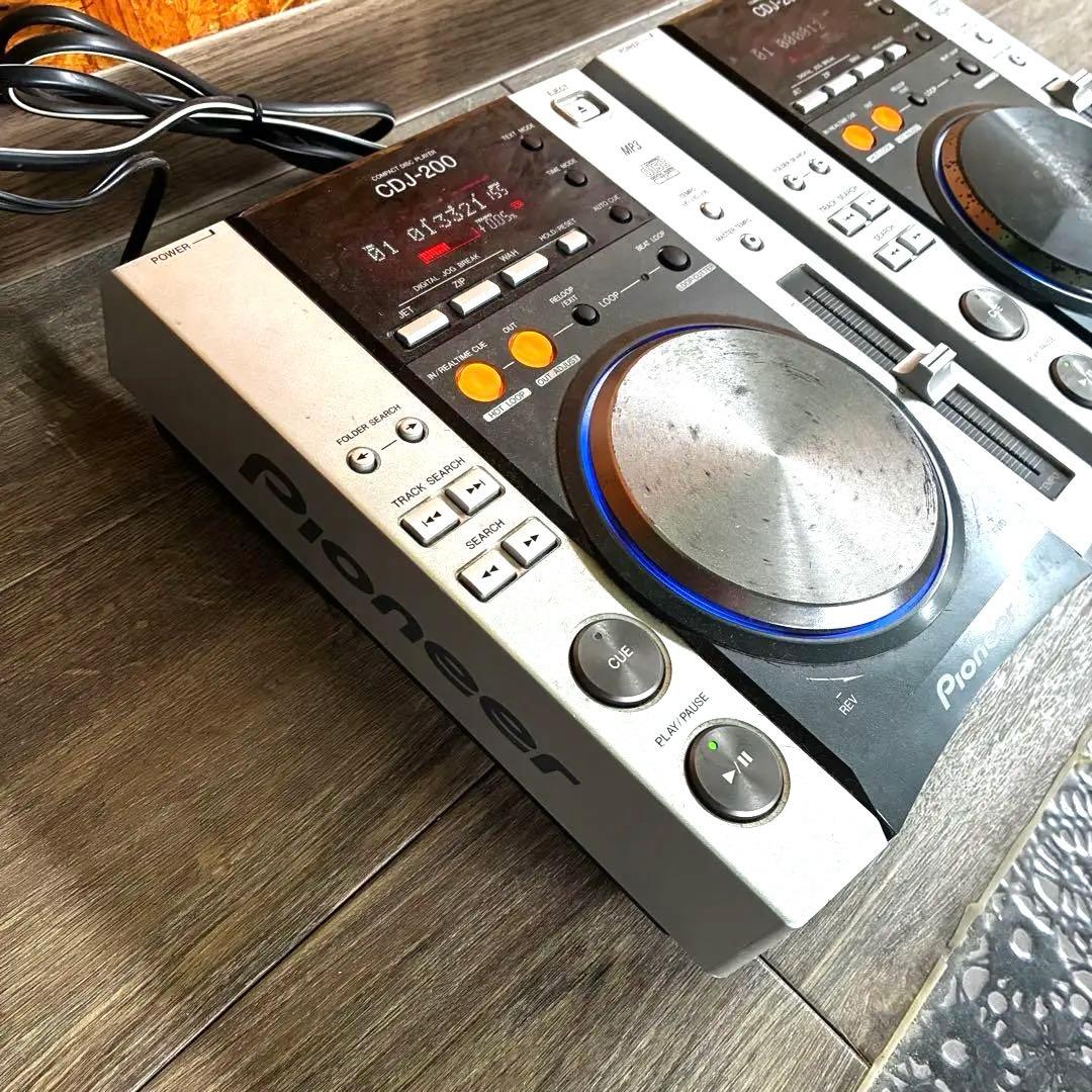Pioneer CDJ-200 MP3対応 2台セット