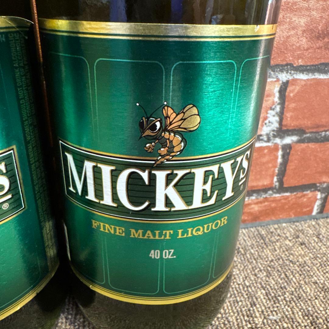mickey 40oz beer 2本セット olde English