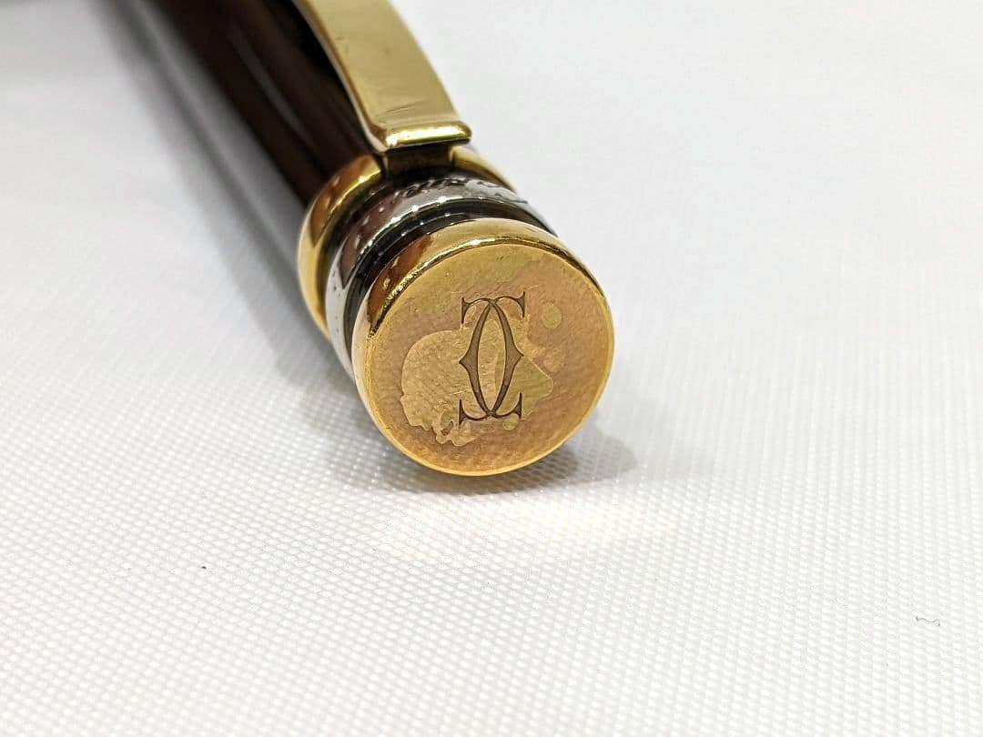 Cartier カルティエ トリニティ ボールペン ツイスト ブラック ゴールド