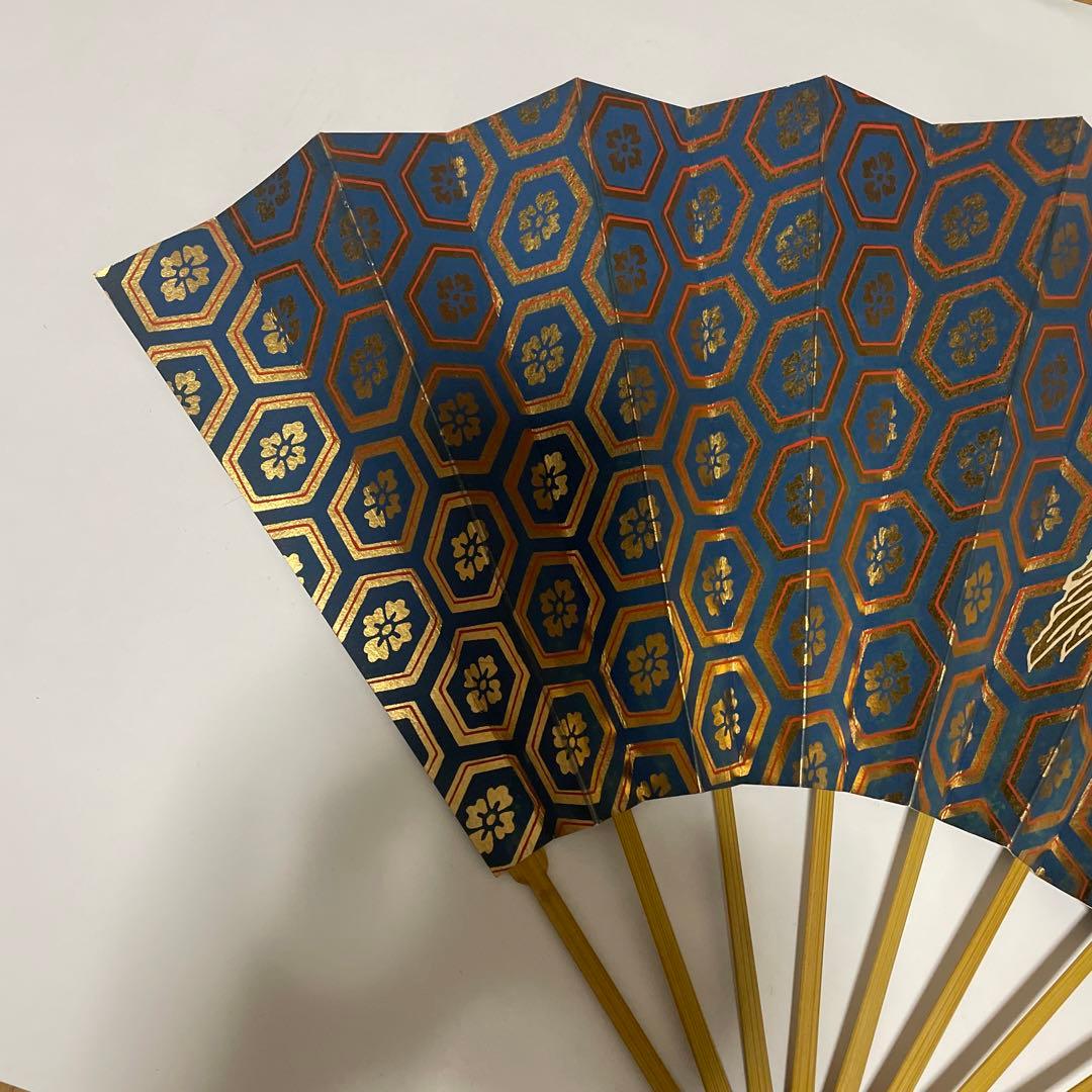 8 舞扇 観世流 能楽御舞扇子司 十松屋福井謹製　豪華 金箔 記念品