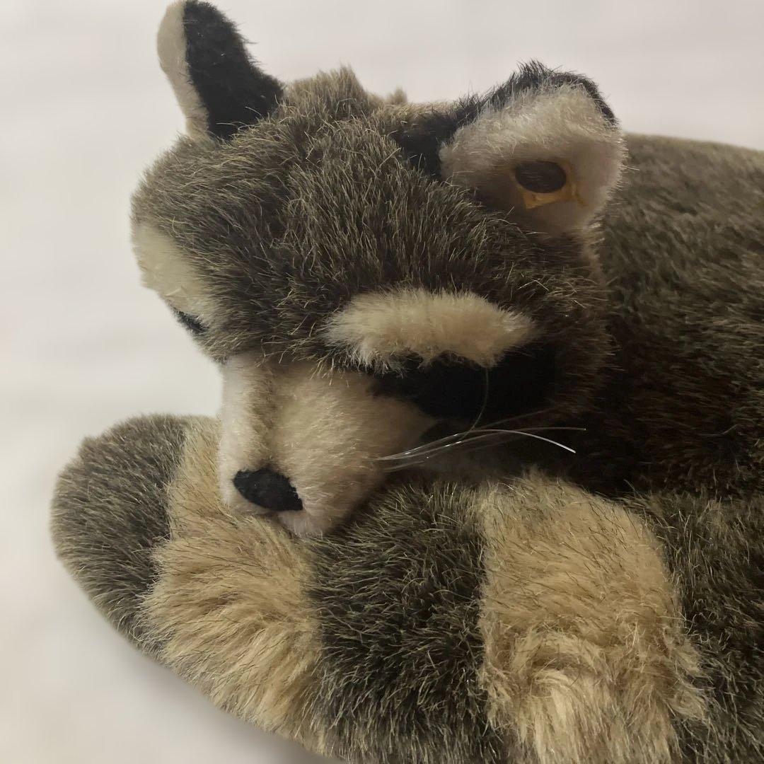 シュタイフ Steiff アライグマ ぬいぐるみ 耳ボタンあり タグなし