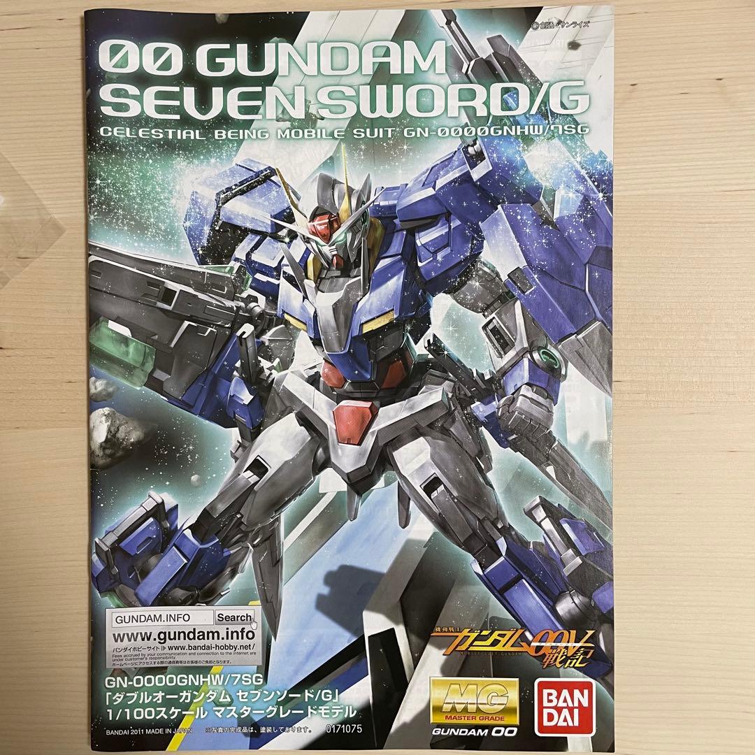 1/100 MGダブルオーガンダム セブンソード /Gクリアカラー　イベント限定