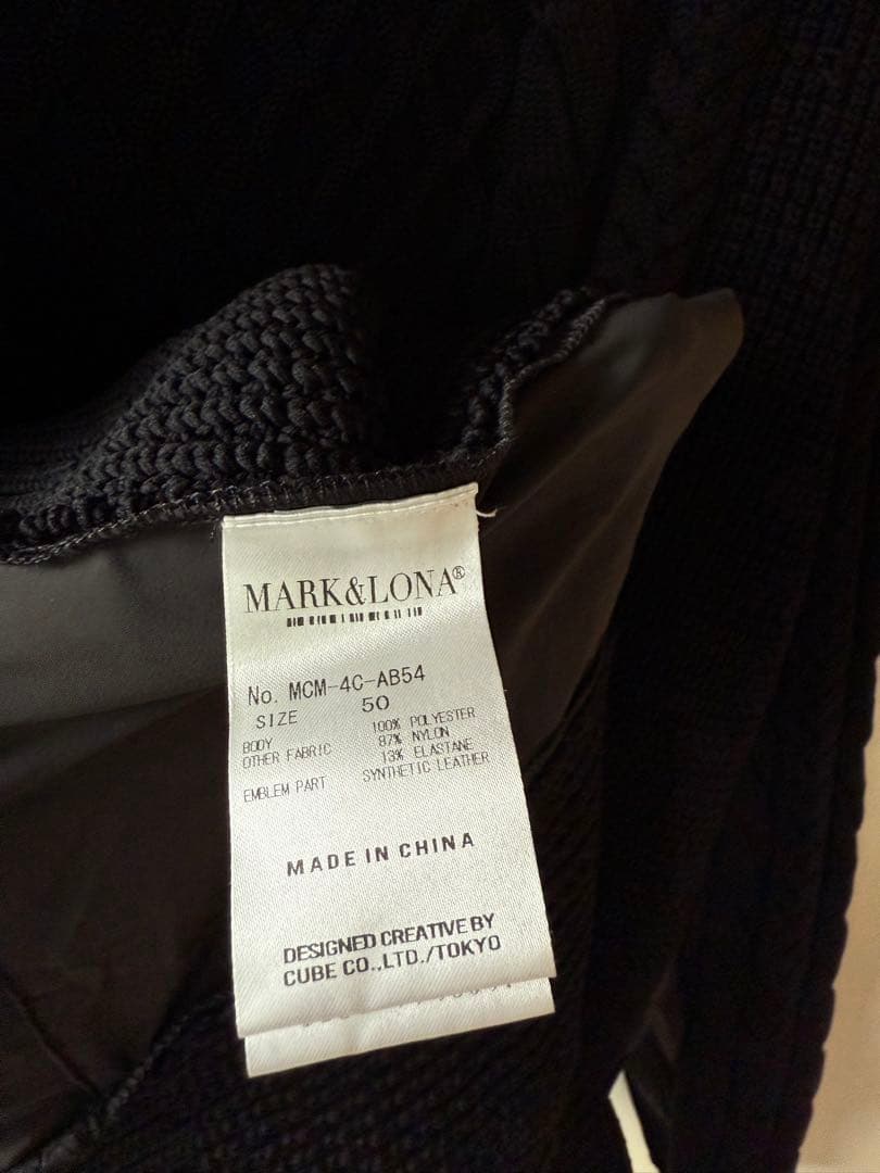 新品 ★ MARK&LONA ニット セーター マーク&ロナ 正規品 ブルゾン