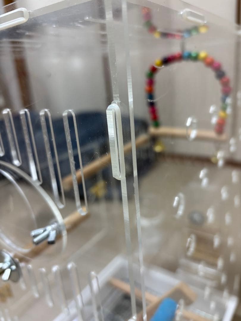 ◼︎リコ◼︎ 透明アクリル鳥かご