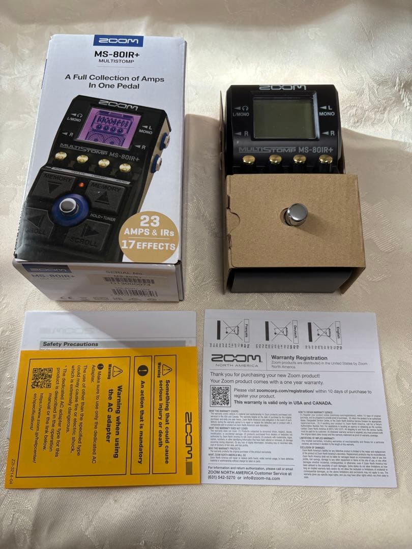ギター ZOOM MS-80IR+ MULTISTOMP