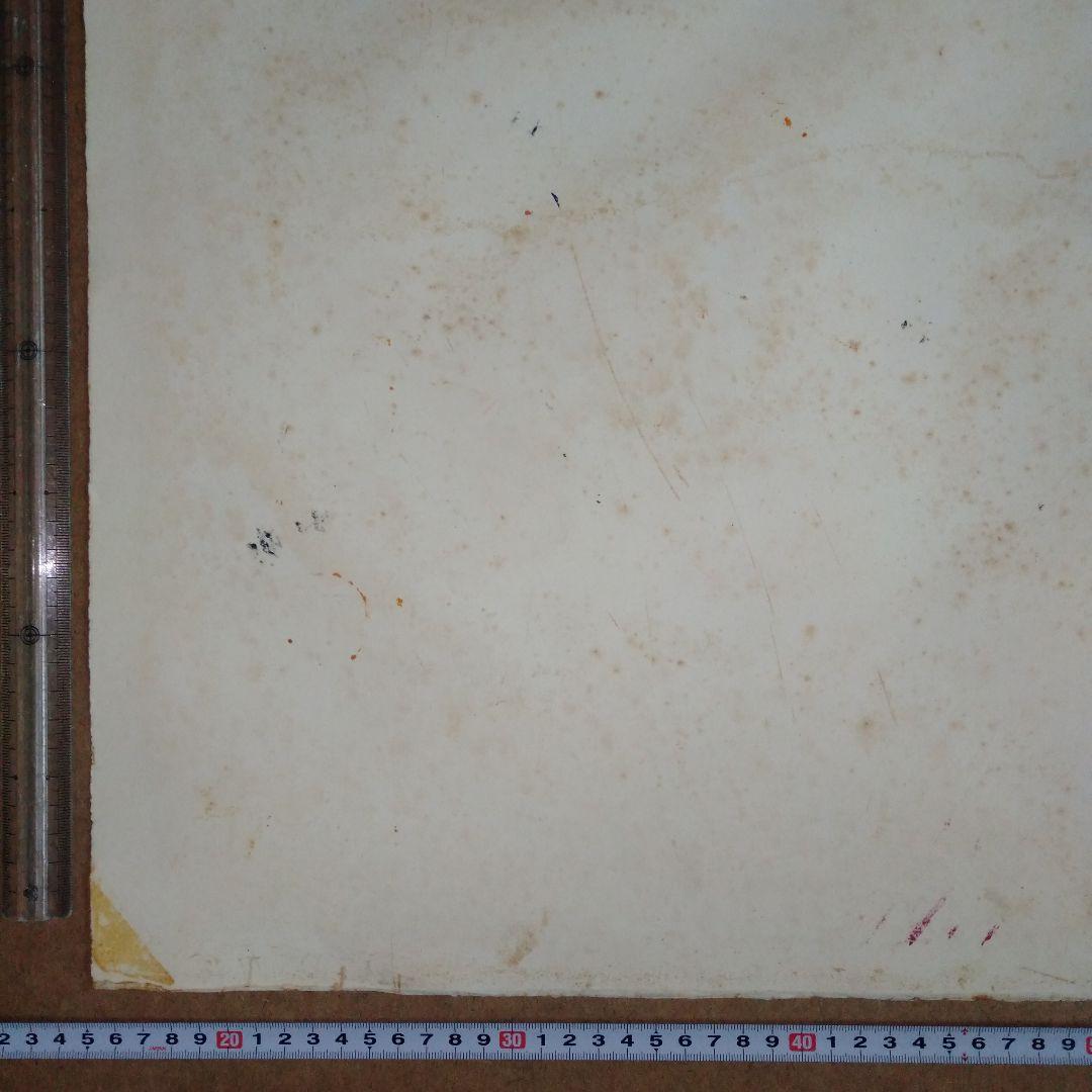 ロシア人作家の水彩画A　人物と楽器の絵