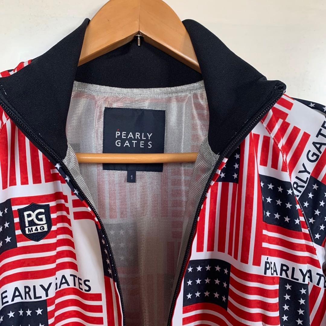 新品パーリーゲイツ星条旗柄ブルゾンサイズ1