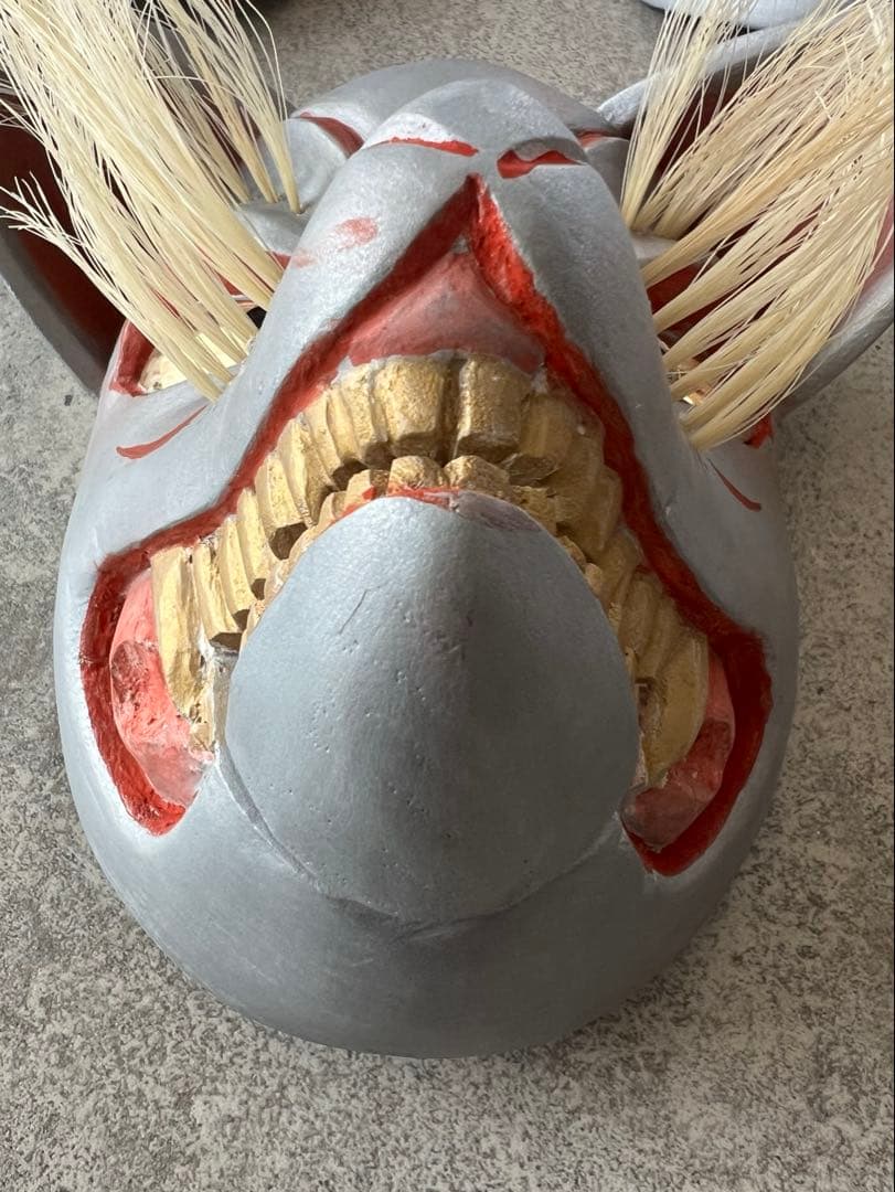 狐のお面（銀狐のオス）