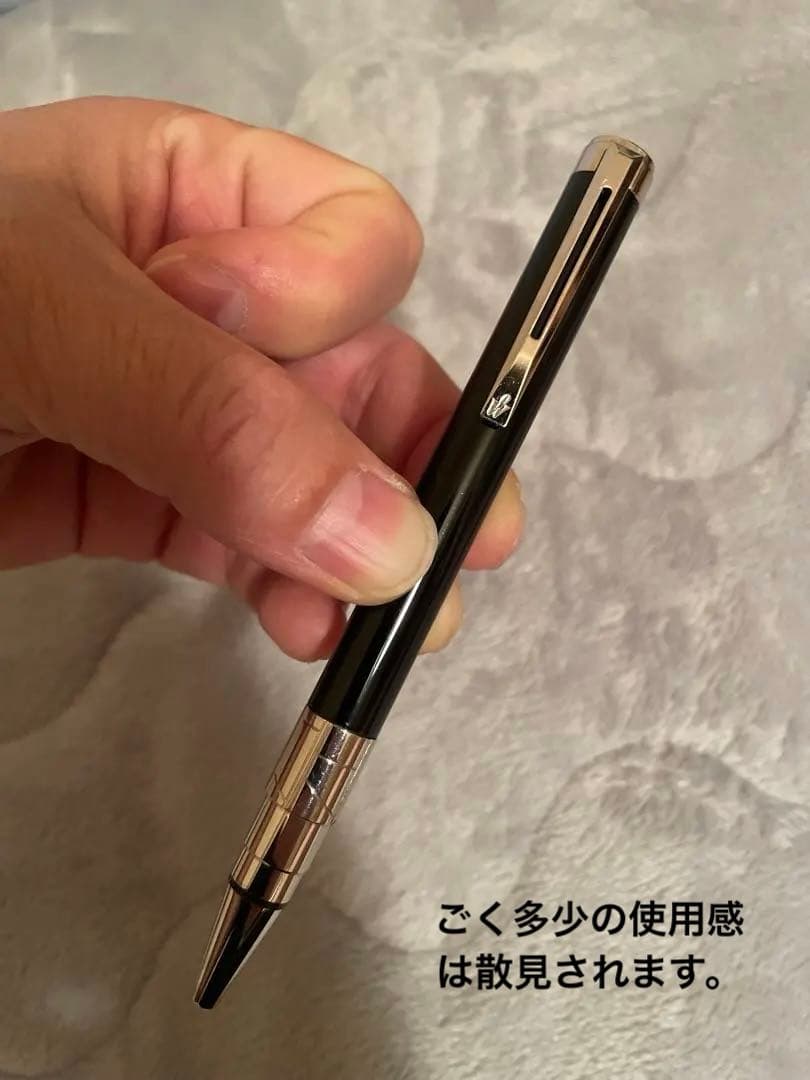 極希少！ 高級ボールペン2本(黒・赤）と本革製ペンケースの豪華3点セット！！