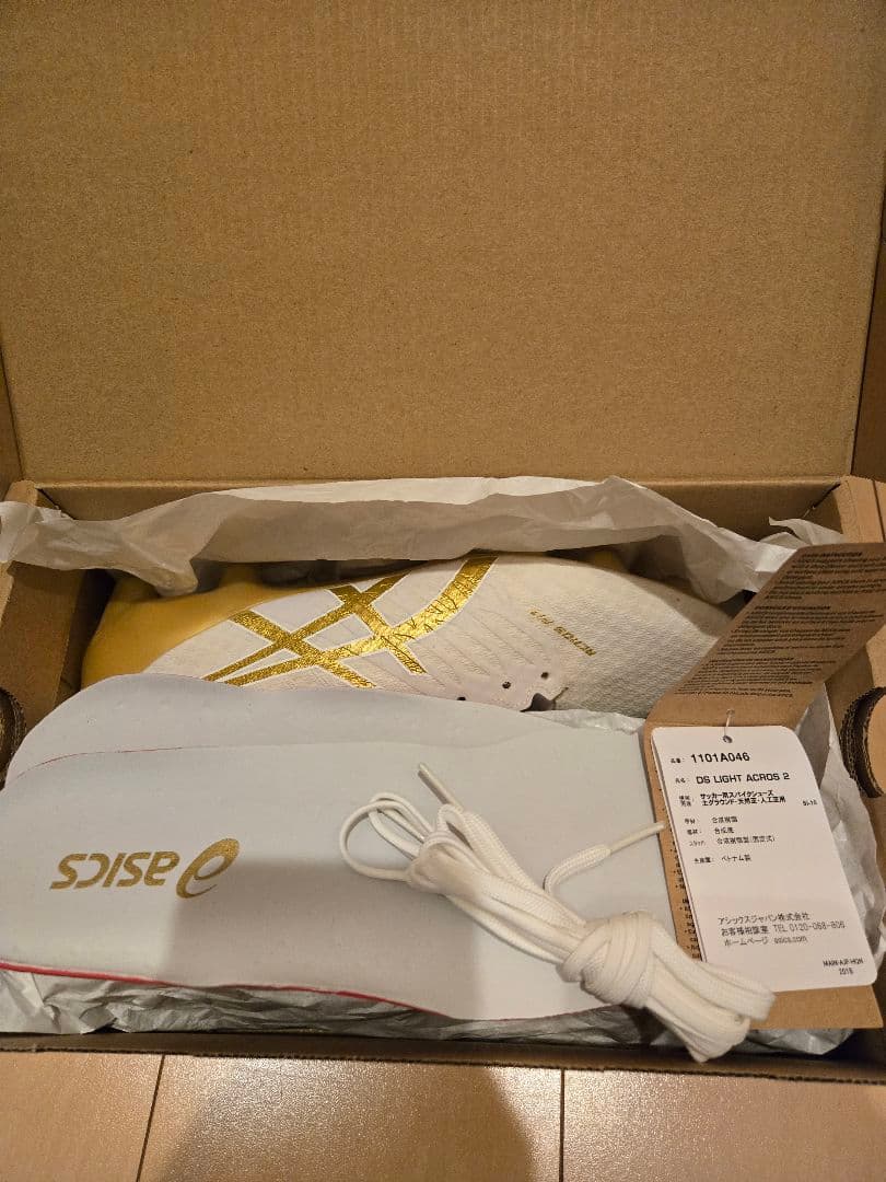 サッカースパイク 25.0 アシックス DSライト アクロス2