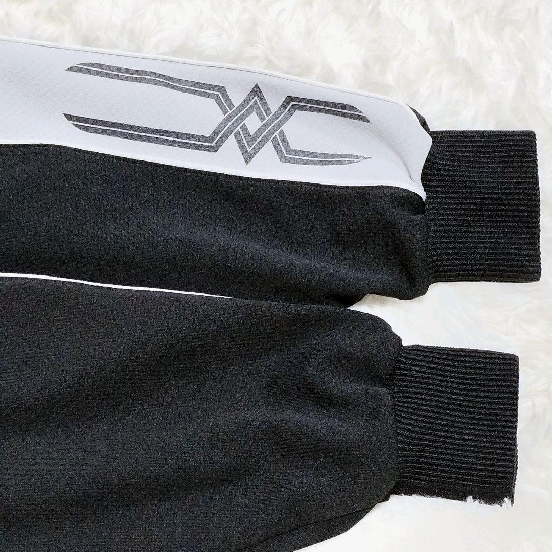 ミズノプロ 刺繍ロゴ セットアップ ジャージ XL 黒 MIZUNO PRO