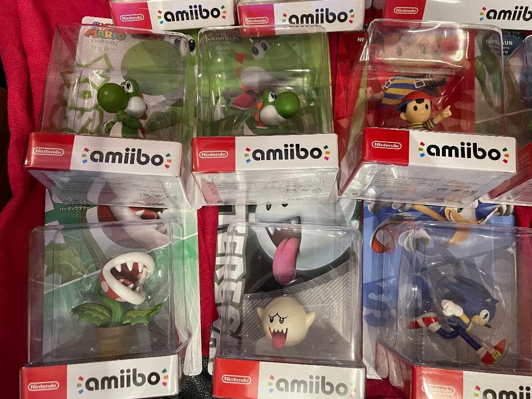 新品アミーボ amiibo ピクミン・ポケモン・スプラトゥーン等々19体セット