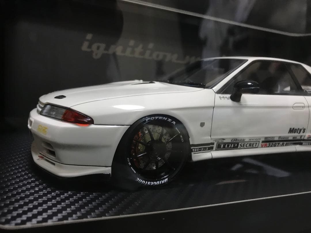 イグニッションモデル 1/18 トップシークレット GTR VR32 ホワイト
