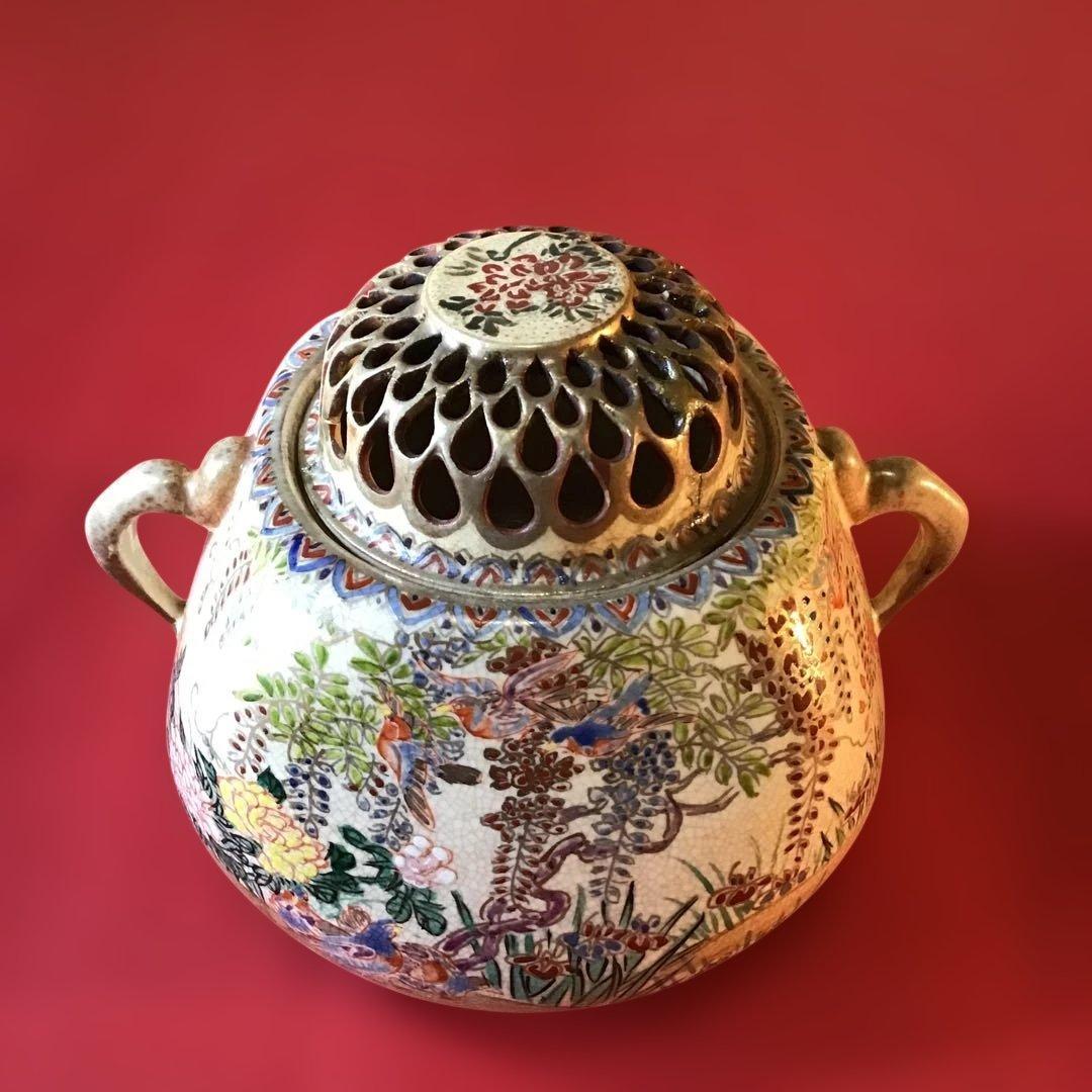 野々村仁清　香炉　時代物