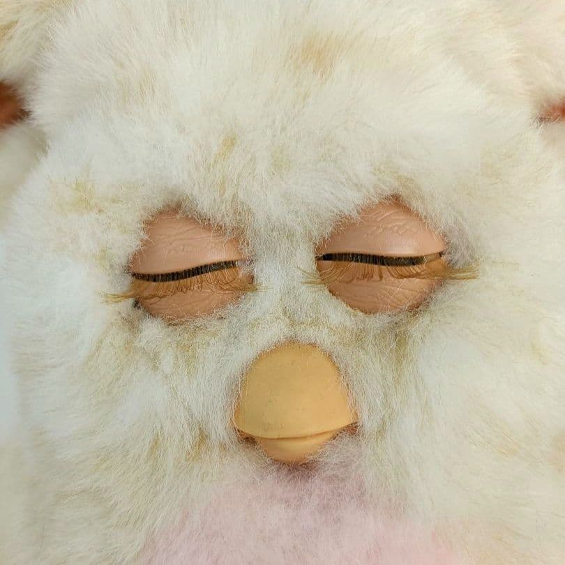 【稼働品】ファービー2 キャラメルシロップ ブルー目 ドイツ語版