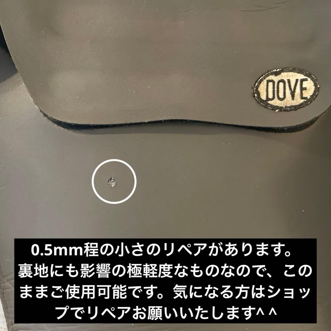 【DOVE メンズ 170/66】ML程度 セミドライ 5/3ミリ 裏起毛