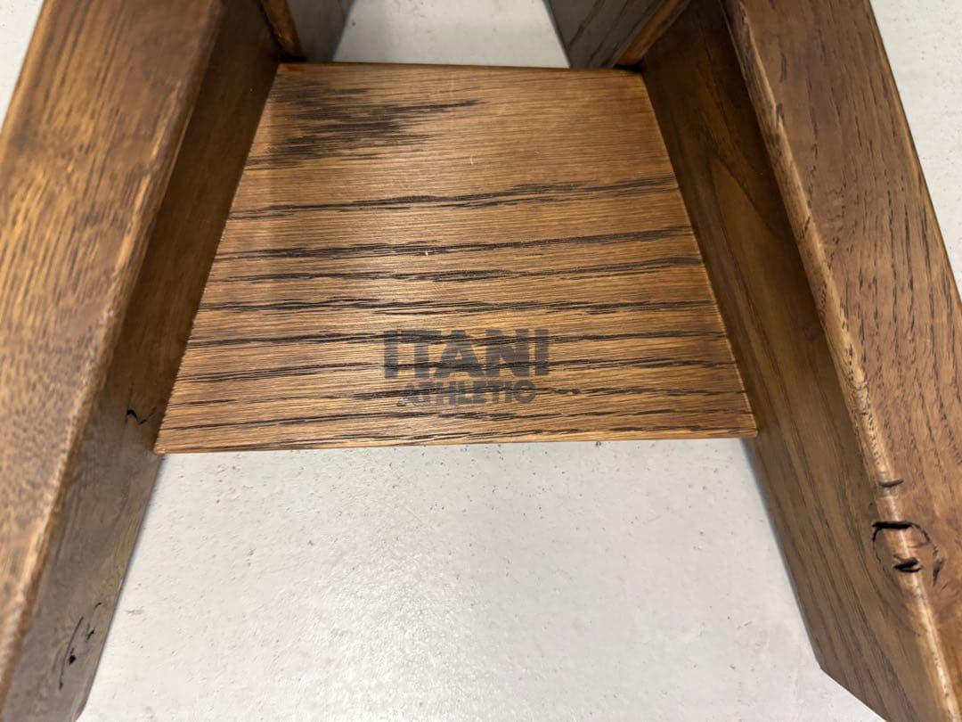 木製　フォームローラー スタンド 楢の木の温もり　セルフケア、ヨガやストレッチに