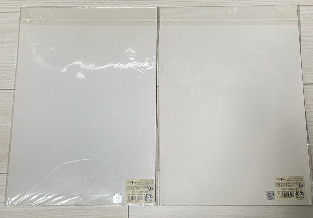 ラクス・クライン　キラ・ヤマト　クリアポスター　ガンダム SEEDD 希少品