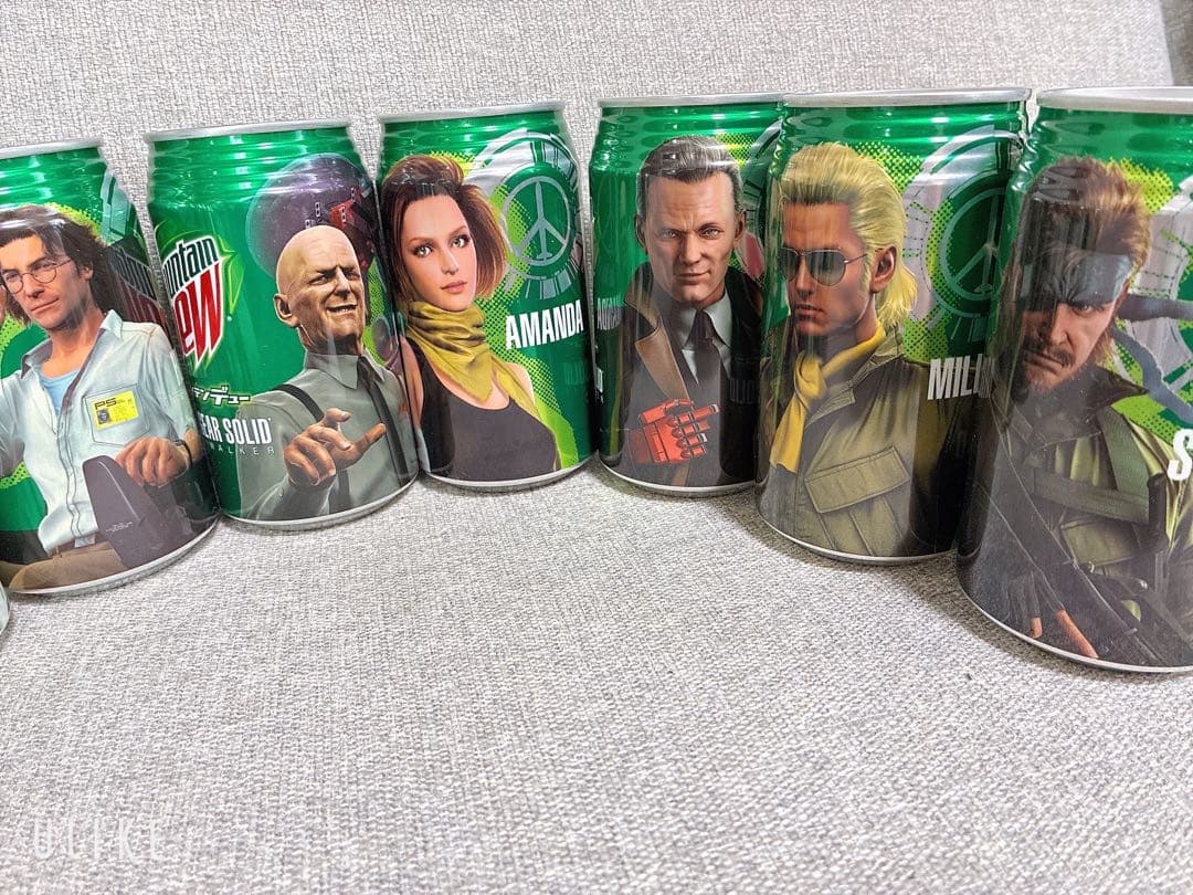 l Gear Solid Mountain Dew 7缶セット