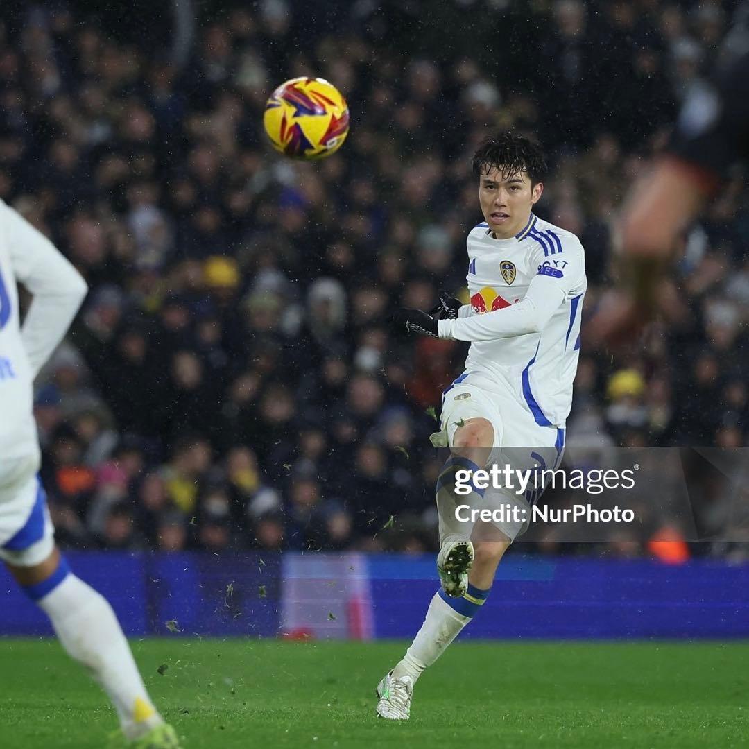 リーズ・ユナイテッド 24/25 ホーム ユニフォーム 田中碧 正規品 L