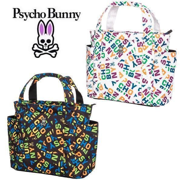 新品 サイコバニー Psycho Bunny カラフル トートバッグ ブラック