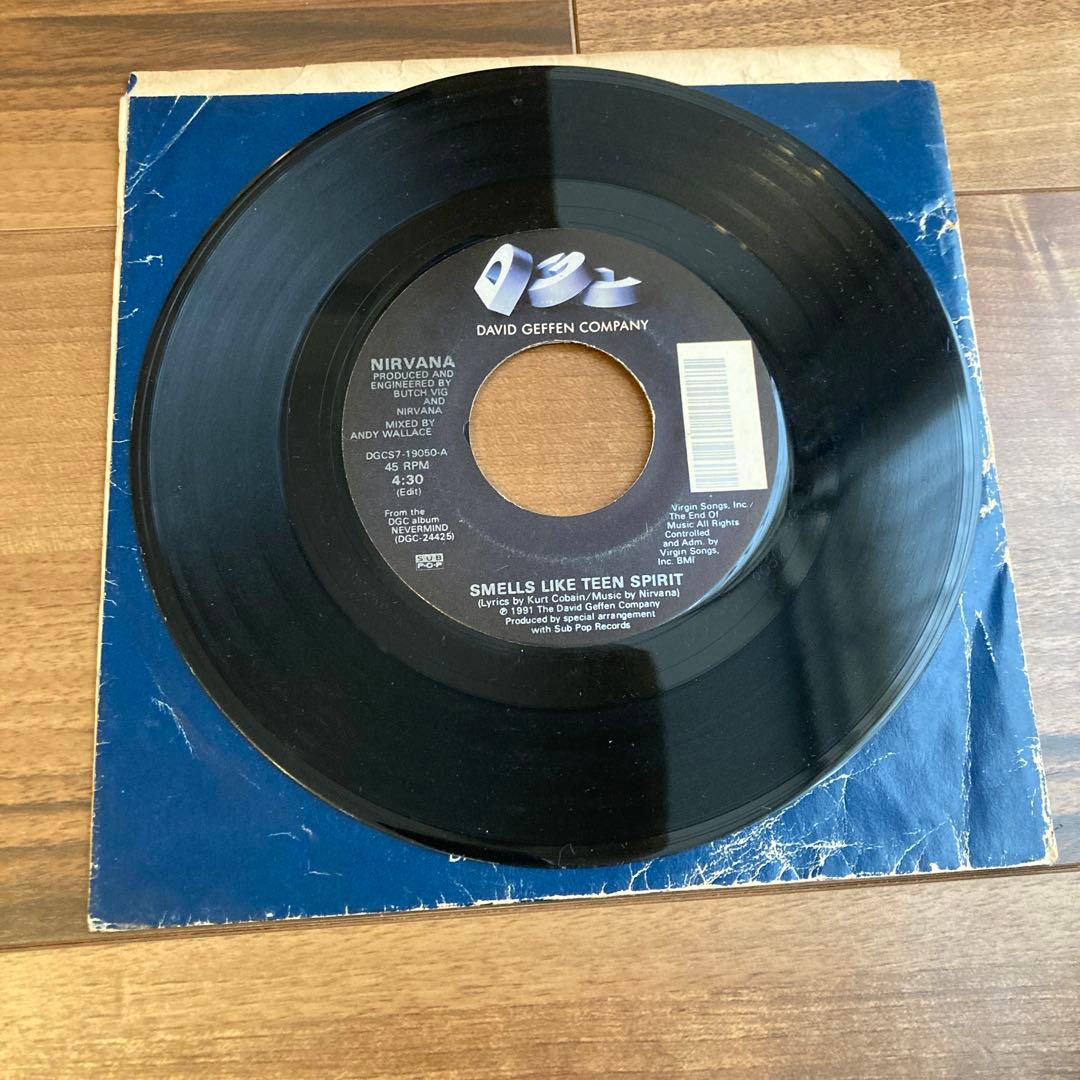 Nirvana Smells Like Teen Spirit 7インチレコード