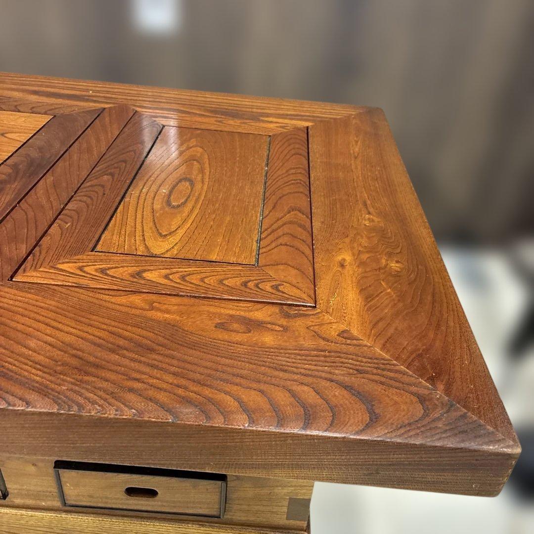 昭和レトロ　囲炉裏　テーブル　自在鉤セット