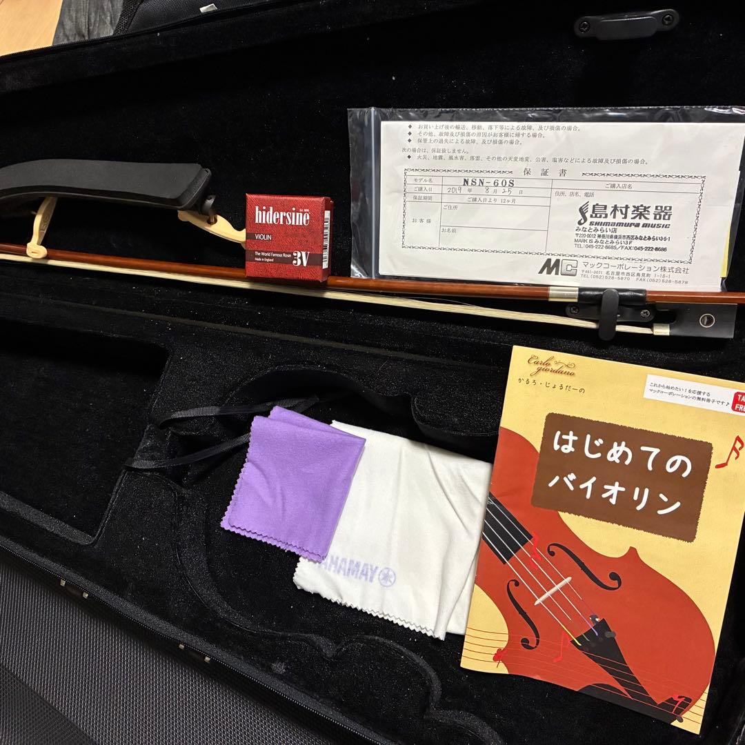 バイオリン NSN-60S 一色セット フルサイズ(4/4) 4弦