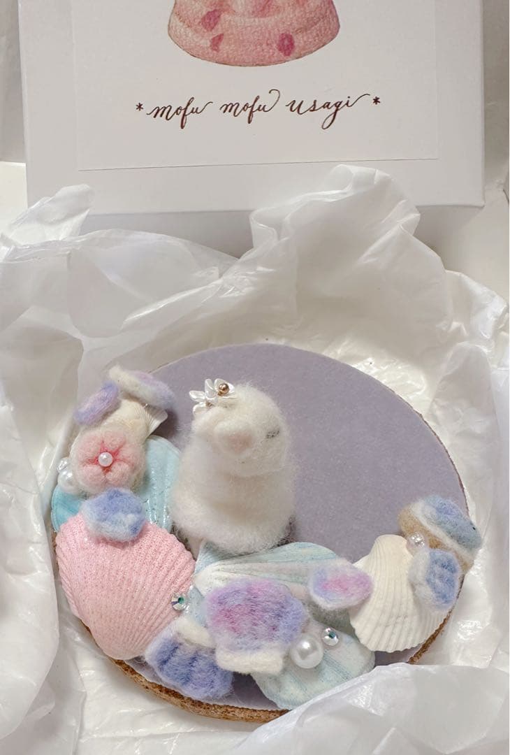 mofu mofu usagi作家 テディベア ハンドメンドぬいぐるみ うさぎ