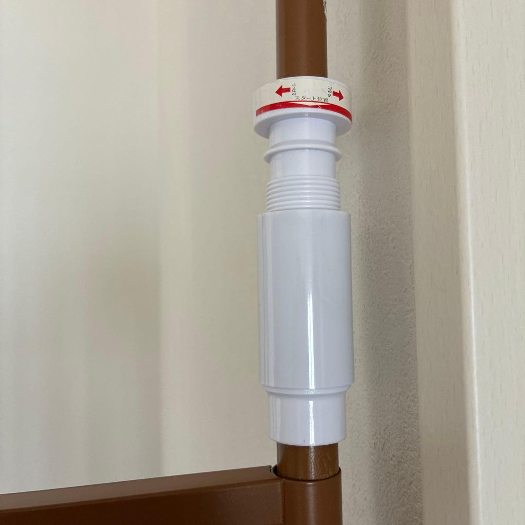 ペット脱走防止ゲート犬 猫【ブラウン】